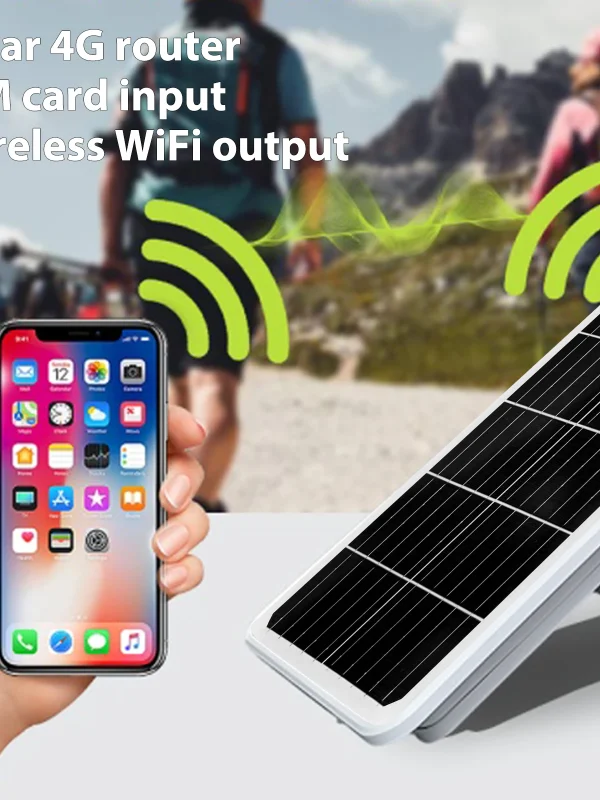 15W 4G solar router;4G router solar powered all in one;WiFi repeater;IP66 Waterproof