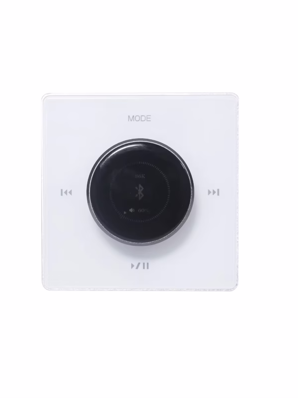 4 Channel 25W Mini Wall Mounted Bluetooth Amplifier BT Audio AMP with USB,SD Port and Volume Control for Home audio